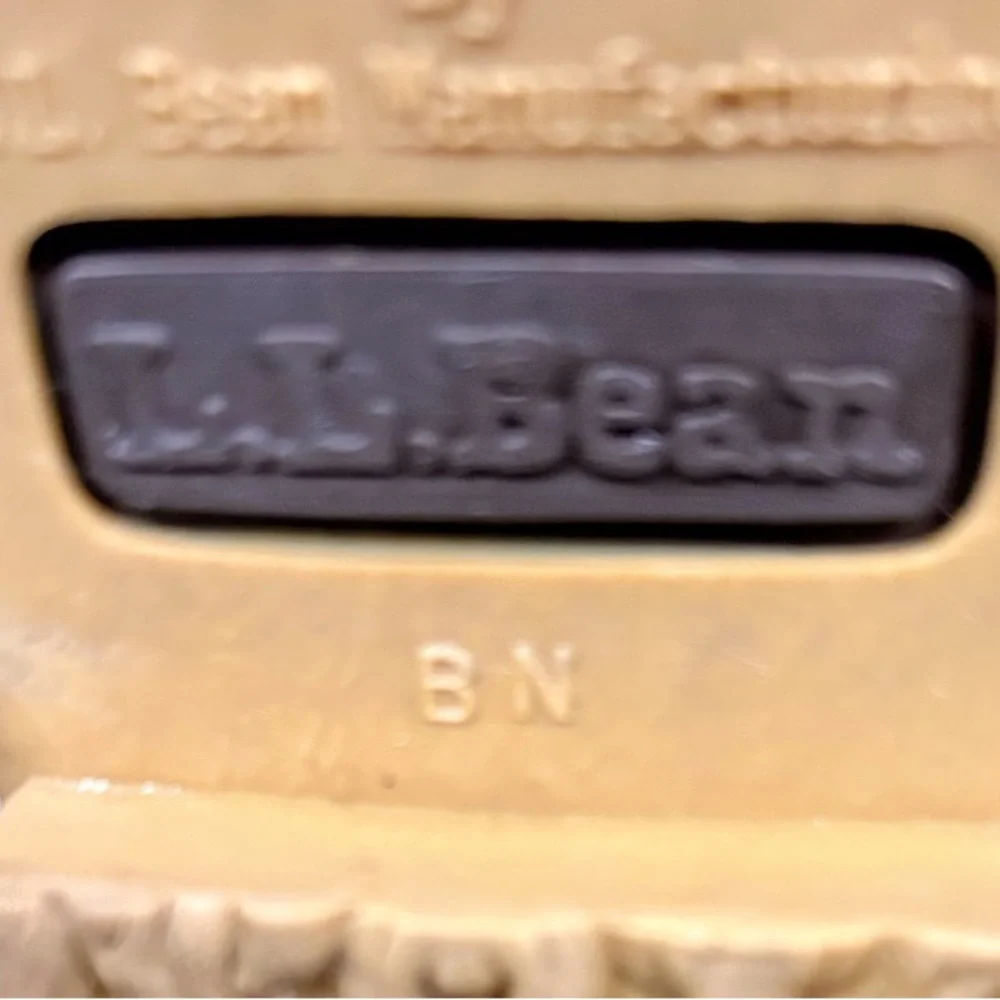 L.L. Bean Tan and Black Bean Boots Women’s Size 6N